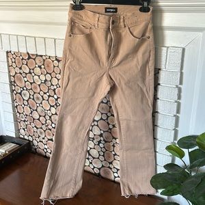 Express Cropped High Rise Jeans